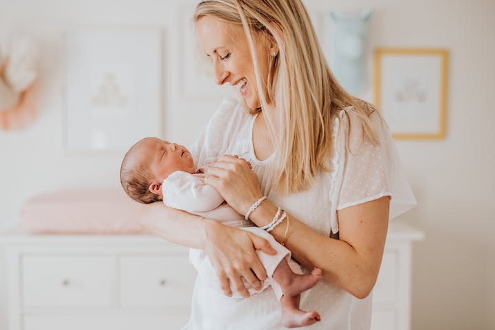 Whitney and newborn