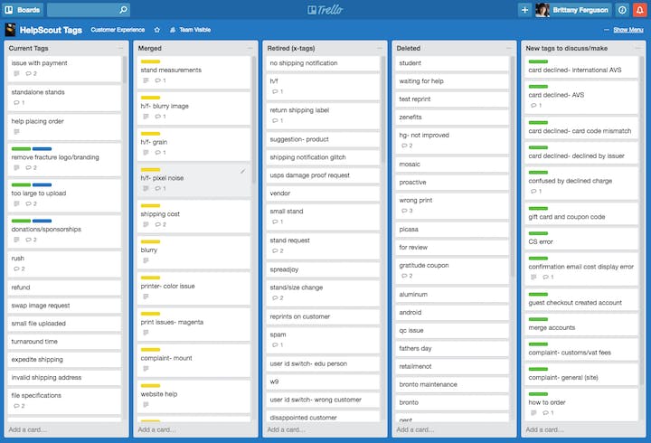 Trello board