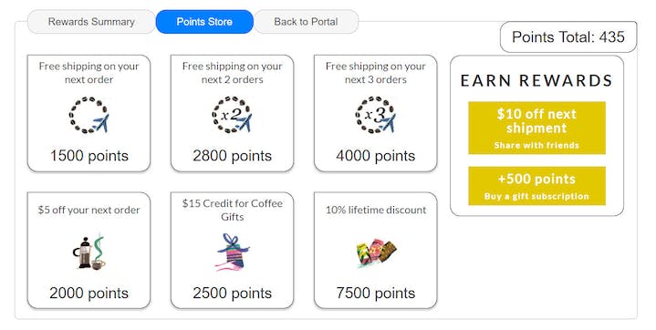 atlas coffee loyalty program