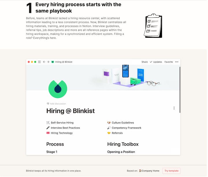 notion's blinkist case study